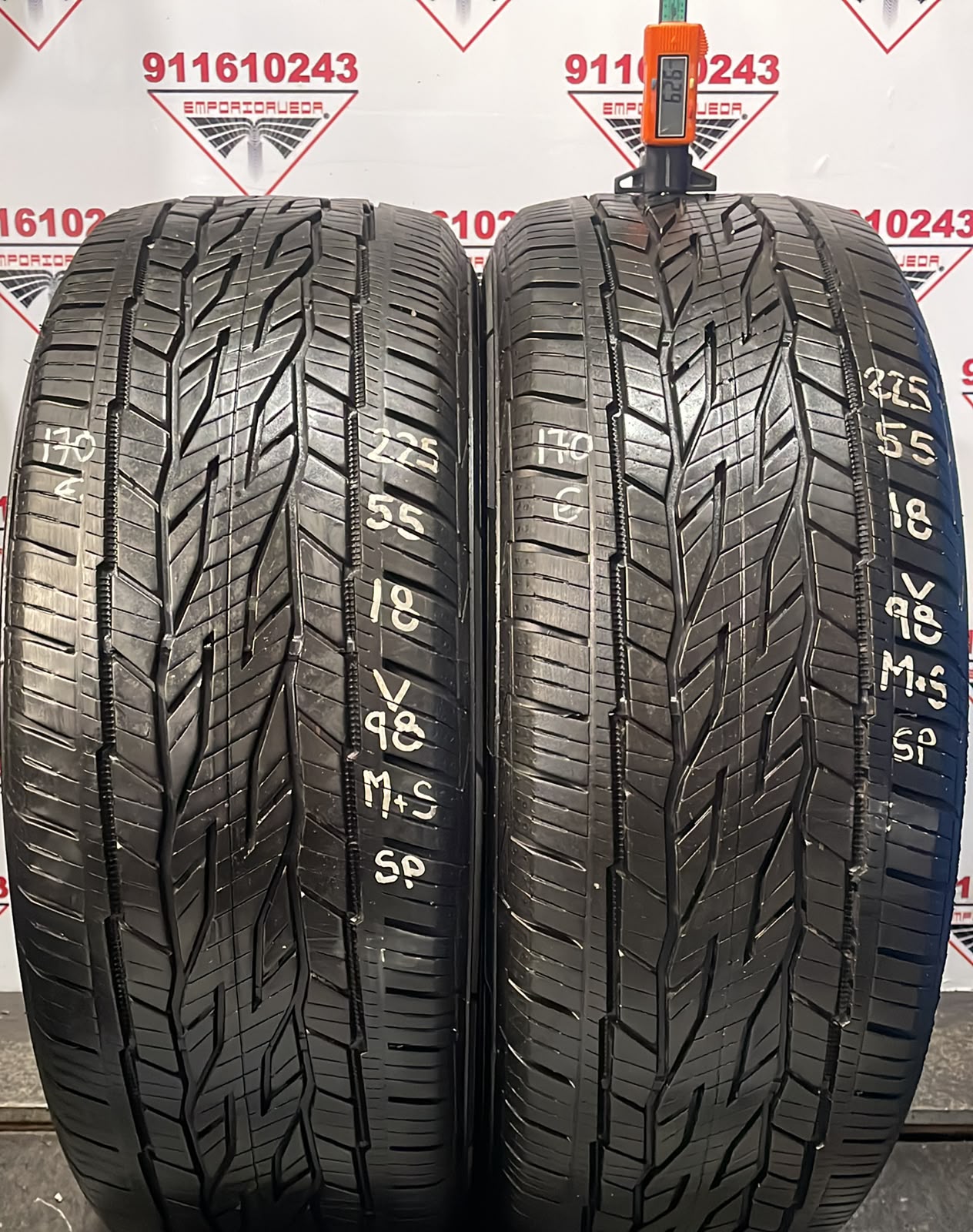 CONTINENTAL CONTICROSSCONTACT USADO M+S 225/55 R18 98 V